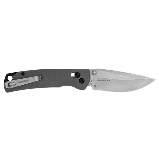 Kershaw Sequence 1426 - 3.32" 8Cr13MoV Stonewashed Blade, Black Glass-Reinforced Nylon Handles