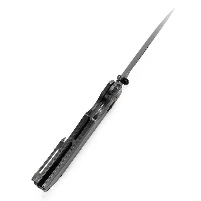 Kansept Eaglestrike - 3.73" CPM-S35VN Blackwash Blade, Blackwash Titanium Handle. K1095V2