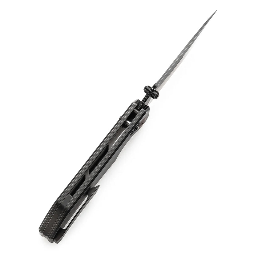 Kansept Eaglestrike - 3.73" CPM-S35VN Blackwash Blade, Blackwash Titanium Handle. K1095V2