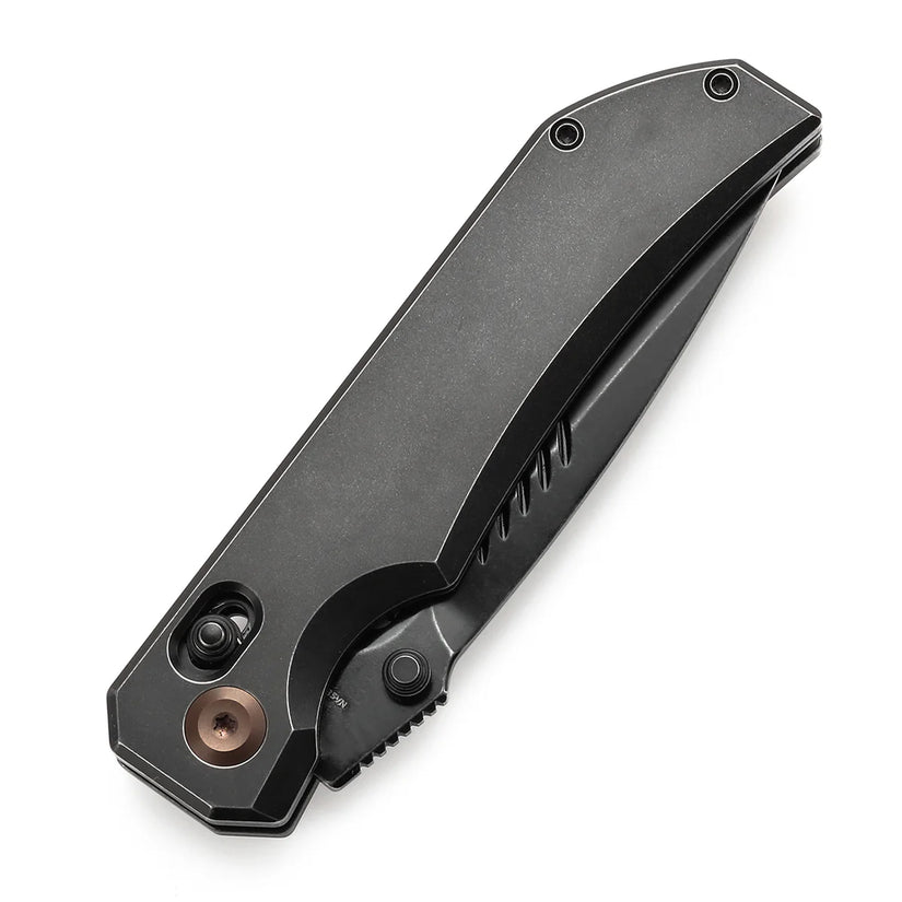 Kansept Eaglestrike - 3.73" CPM-S35VN Blackwash Blade, Blackwash Titanium Handle. K1095V2