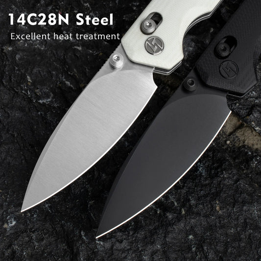 Olitans Youth Bird G053-PEIB - 3" 14C28N Black Blade, PEI Handle
