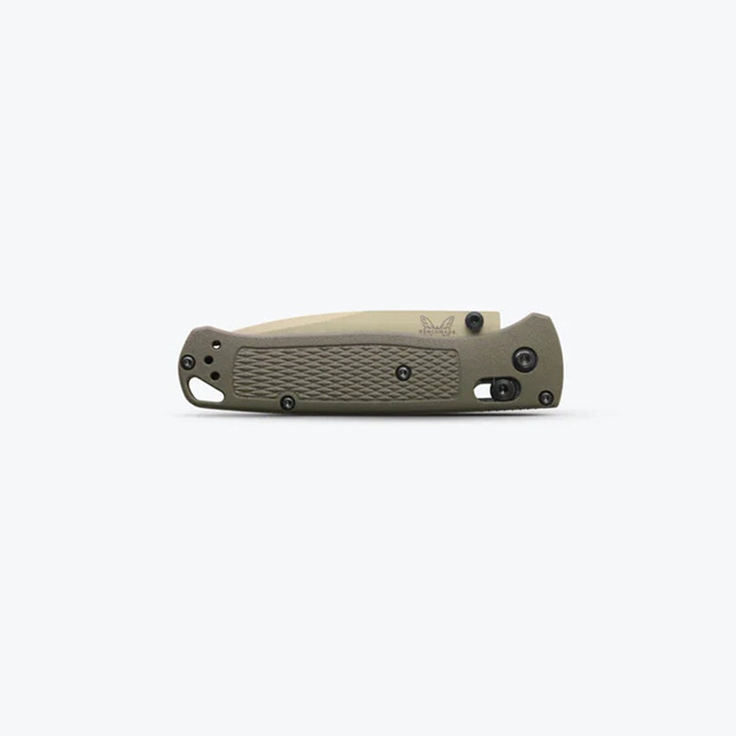 Benchmade Bugout 535TN-11 - S30V Desert Verde Cerakote Blade, Dark Olive Grivory Handles