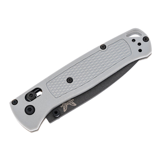 Benchmade Bugout 535BK-08 - S30V Cobalt Black Cerakote Blade, Storm Grey Grivory Handles