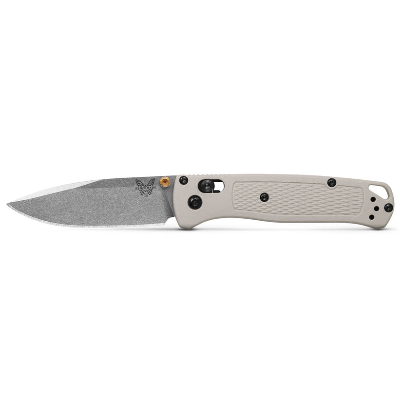 Benchmade Bugout 535-12 - S30V Stonewashed Blade, Tan Grivory Handles