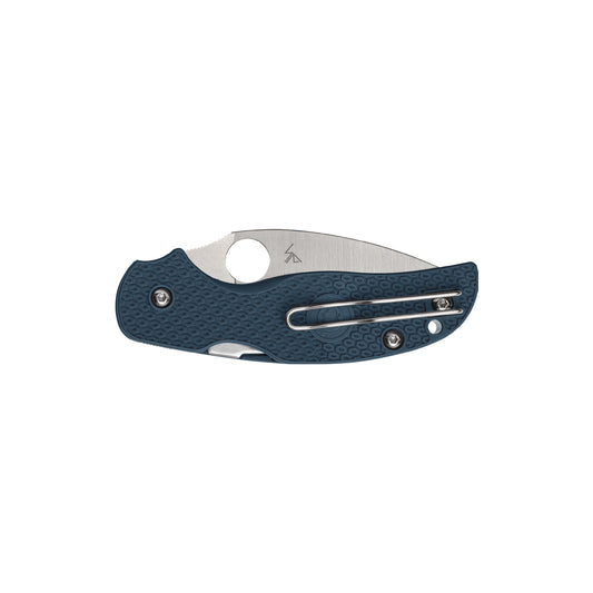 Spyderco Sage 5 Lightweight C123PCBL - 3" SPY27 Satin Blade, Cobalt Blue FRN Handles
