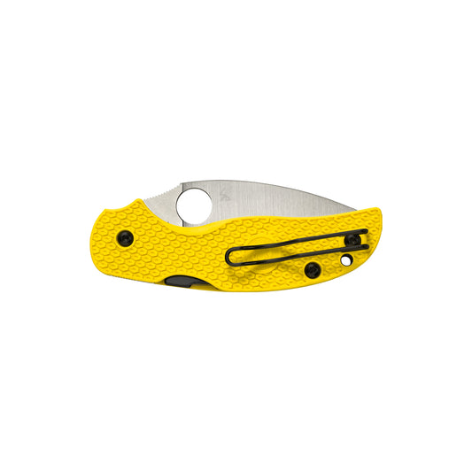 Spyderco Sage 5 Lightweight Salt C123PYL - 3" MagnaCut Satin Blade, Yellow FRN