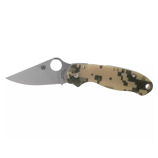 Spyderco Para 3 C223GPCMO - 2.95" S45VN Satin Blade, Digital Camo G-10 Handles