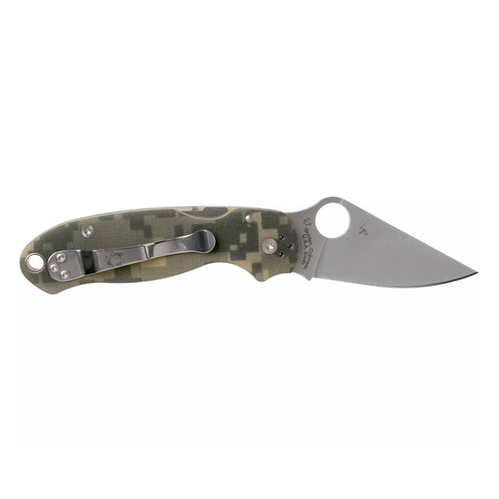 Spyderco Para 3 C223GPCMO - 2.95" S45VN Satin Blade, Digital Camo G-10 Handles