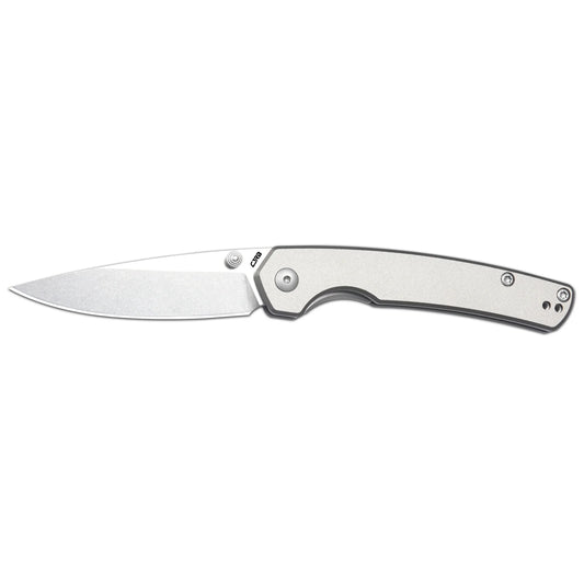 CJRB Kain - 2.95" AR-RPM9 Stonewashed Blade, Grey Aluminium Handles - J1956-GYA