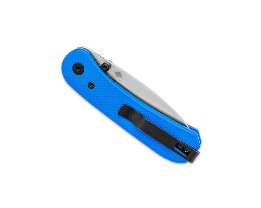Knafs Lander 1 - 2.75" D2 Stonewashed Blade, Blue G-10 Fast Swap Handles