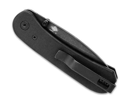 Knafs Lander 1 - Black Stonewashed D2, Black G-10