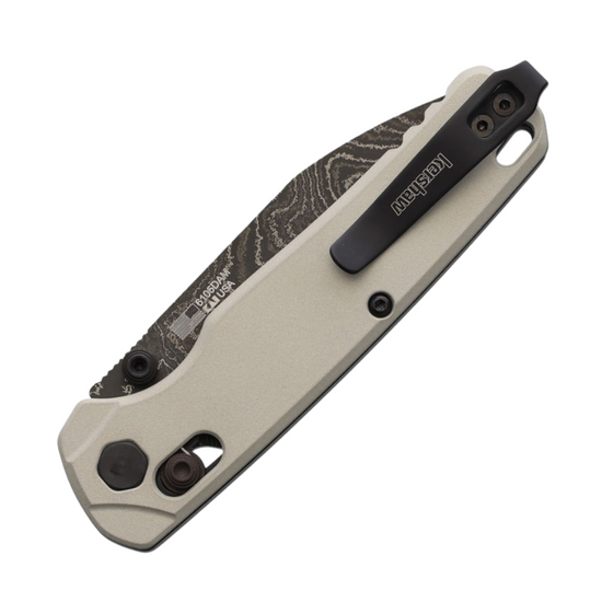 Kershaw Bel Air Limited Factory Special - 3" Damascus Blade, Aluminium Handles - 6105DAM