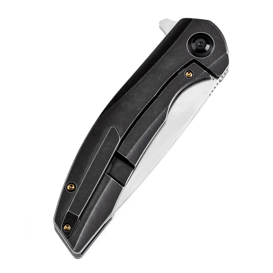 Kansept Accipiter - 3.5" CPM-S35VN Satin, Titanium/Copper Carbon Fibre - K1007E2