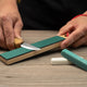 BeaverCraft LS9P2 - Pocket Dual-Sided Leather Paddle Strop & 2 Polishing Compounds