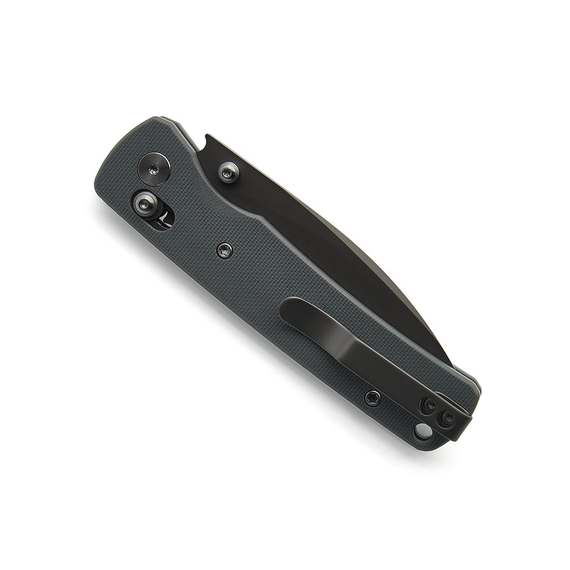 Miguron Vakor - 3.15" 14C28N Dark Grey PVD Blade, Grey G10 Handle. MGR-817ADG