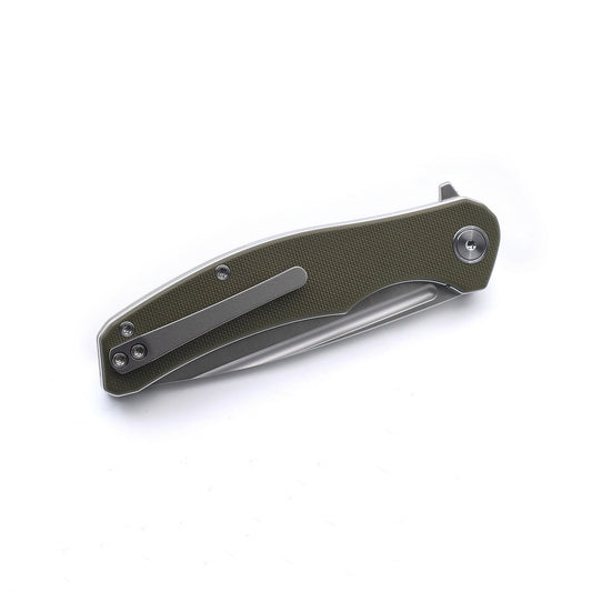 Miguron Knives Velona - 3.5" 14C28N Satin Blade, Green G10 Handle