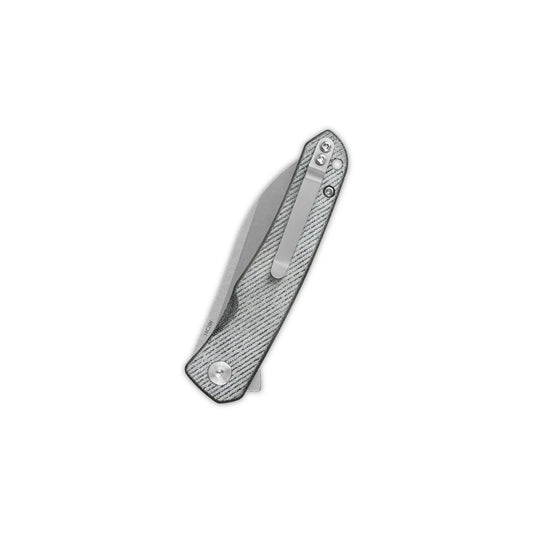 QSP Otter - 2.7" 14C28N Stonewashed Blade, Denim Micarta Handle - QS140-F1