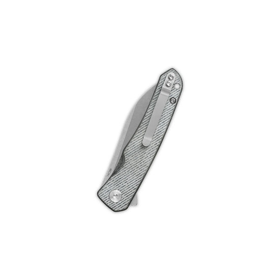 QSP Otter - 2.7" 14C28N Stonewashed Blade, Denim Micarta Handle - QS140-F1