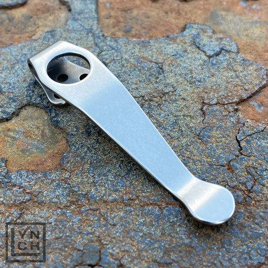 LynchNW Spyderco Standard Deep Carry Titanium Clip