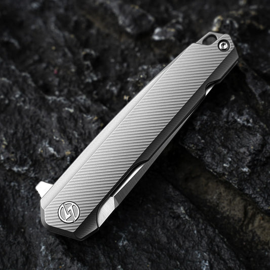 Olitans Mechanic Pro T041-S - 2.6" M390 Blade, Titanium Handle