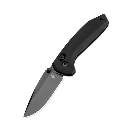 Kizer Sub-3 OBK - 2.95" 154CM Black Blade, Black Aluminium Handle - V3650C1