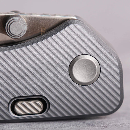 Vosteed Marten A1601 - 2.98" 154CM Satin Blade, Grey Aluminium Handle