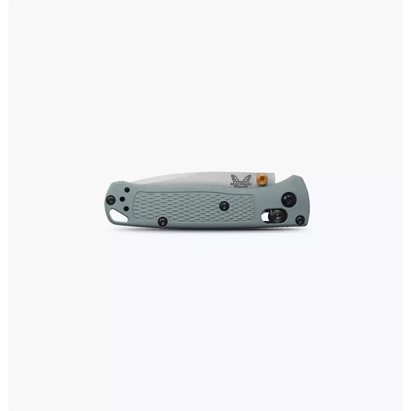 Benchmade Mini Bugout 533SL-07 - 2.82" S30V Crushed Silver Cerakote Blade, Sage Green Grivory Handles