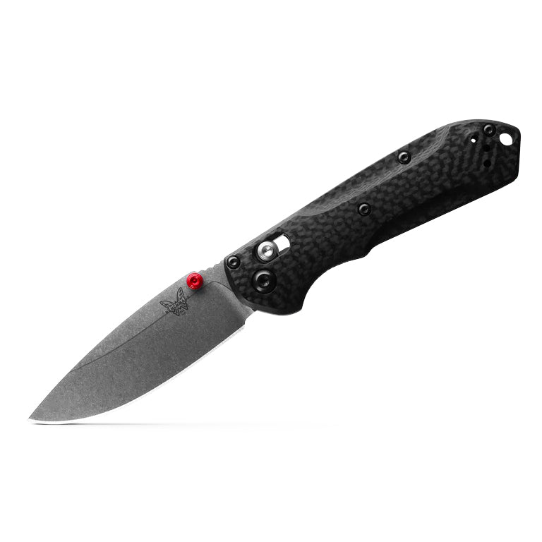 Benchmade Mini Freek 565-1 - S90V Satin Blade, Carbon Fibre Handles