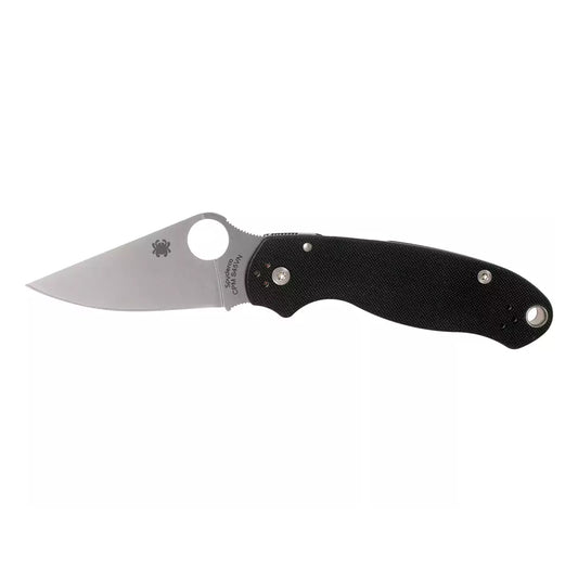 Spyderco Para 3 C223GP - 2.95" S45VN Satin Blade, Black G-10 Handles