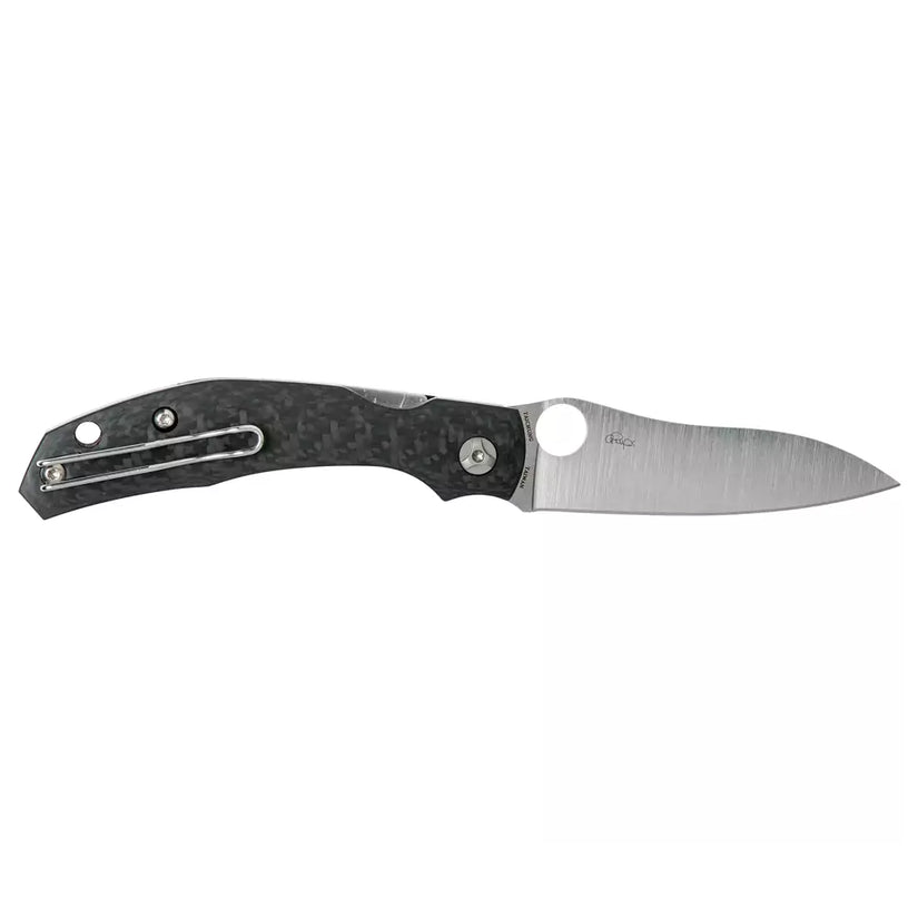 Spyderco Kapara C241CFP - 3.6" S30V Satin Blade, Carbon Fibre Handles