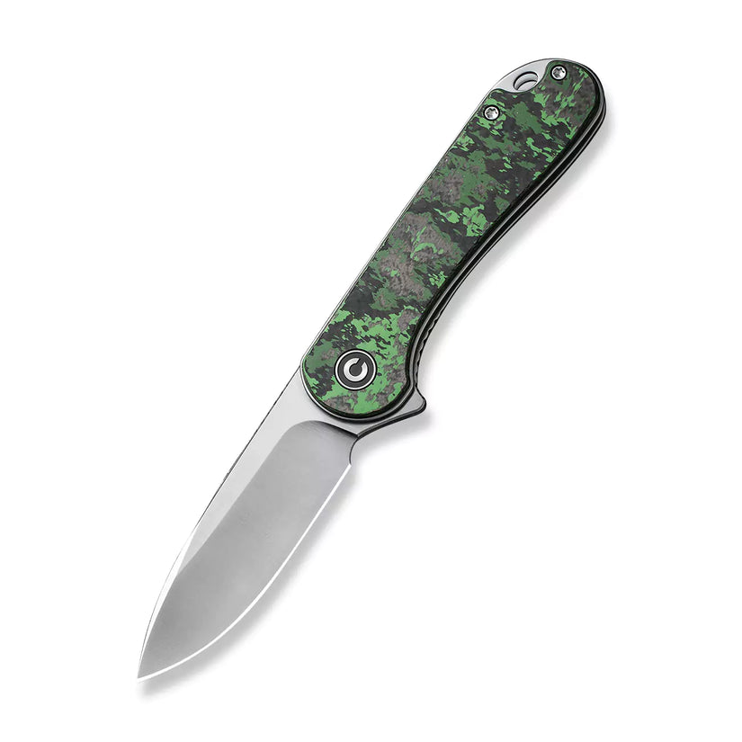 Civivi Elementum 10th Anniversary Limited Edition - 2.96" Satin CPM-S35VN Blade, Jungle Wear Fat Carbon Fibre Handle - C907A-6