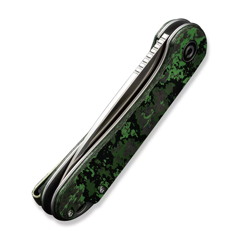 Civivi Elementum 10th Anniversary Limited Edition - 2.96" Satin CPM-S35VN Blade, Jungle Wear Fat Carbon Fibre Handle - C907A-6
