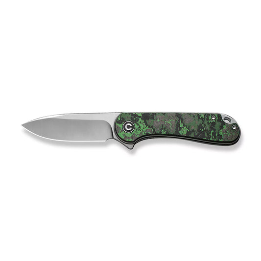 Civivi Elementum 10th Anniversary Limited Edition - 2.96" Satin CPM-S35VN Blade, Jungle Wear Fat Carbon Fibre Handle - C907A-6