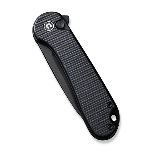 Civivi Button Lock Elementum II Black C18062P-1 - 2.96" Nitro-V Blade