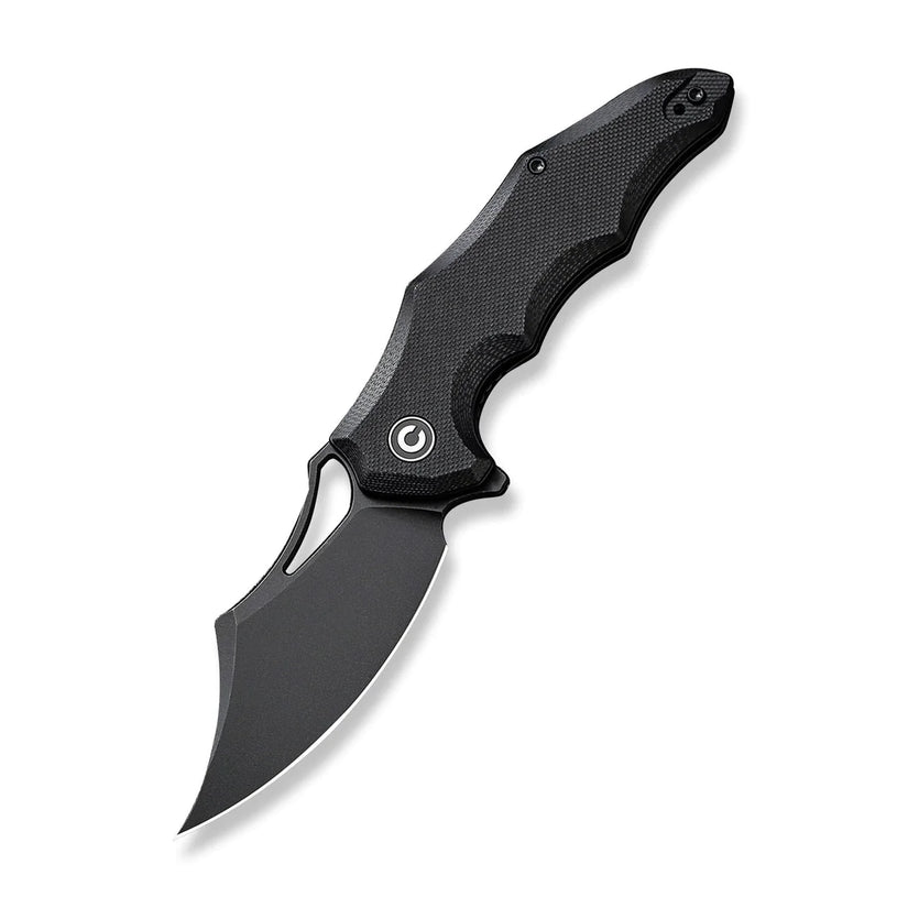 Civivi Chiro C23046-1 - 3.1" 14C28N Black Blade, Black G10 Handles
