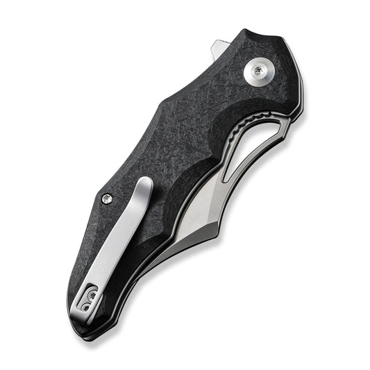 Civivi Chiro C23046-3 - 3.1" 14C28N Satin Blade, Black G10 Handles