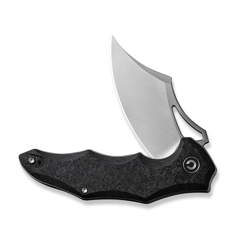 Civivi Chiro C23046-3 - 3.1" 14C28N Satin Blade, Black G10 Handles