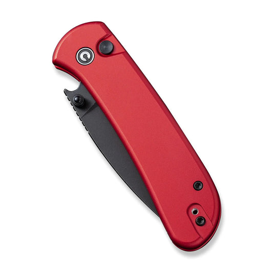 Civivi Qubit Red C22030E-2 - 2.98" 14C28N Blade, Red Aluminium Handles