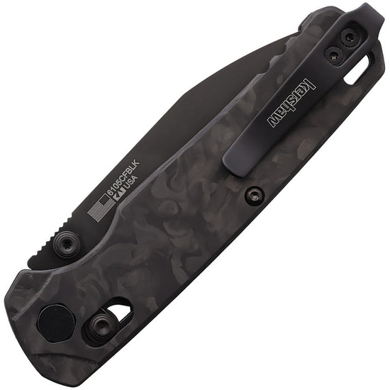 Kershaw Bel Air - 3" MagnaCut Black Blade, Carbon Fibre Handles - 6105CFBLK