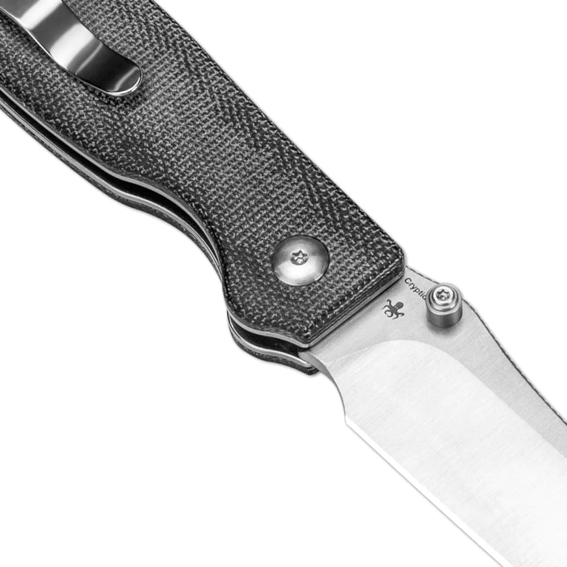 Kizer Cryptid - 2.94" 154CM Satin Blade, Black Micarta Handle - V3657C1