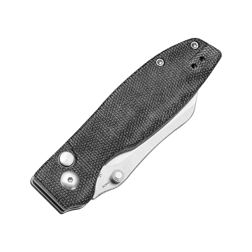 Kizer Cryptid - 2.94" 154CM Satin Blade, Black Micarta Handle - V3657C1