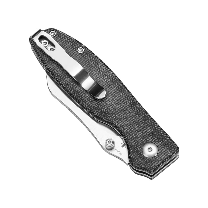 Kizer Cryptid - 2.94" 154CM Satin Blade, Black Micarta Handle - V3657C1