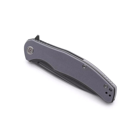 Miguron Knives Velona - 4.22" 14C28N Black PVD Blade, Dark Grey G10 Handle