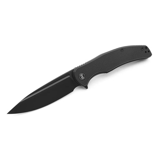 Miguron Knives Velona - 4.22" 14C28N Black PVD Blade, Black G10 Handle
