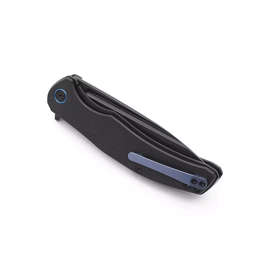 Miguron Knives Velona - 4.22" 14C28N Black PVD Blade, Black G10 Handle