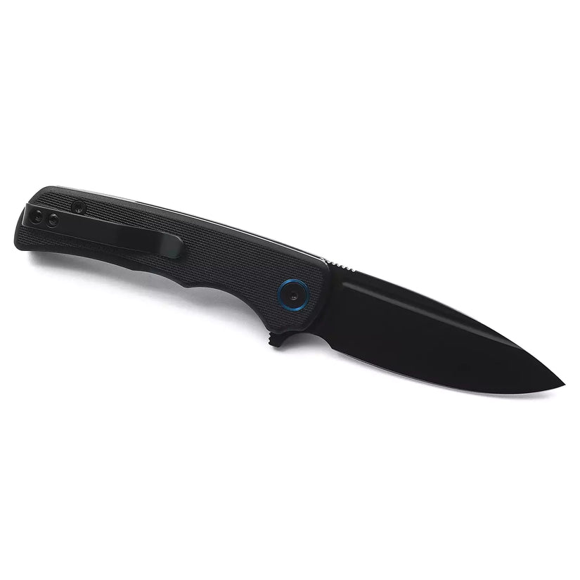 Miguron Knives Talism - 3.25" D2 Black PVD Blade, Black G10 Handle
