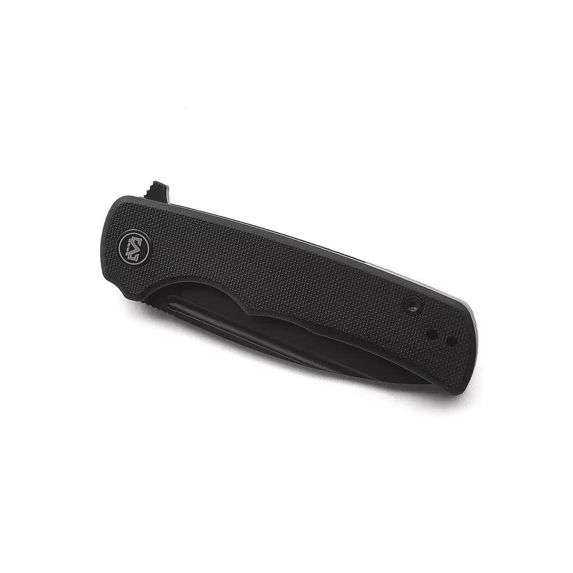 Miguron Knives Talism - 3.25" D2 Black PVD Blade, Black G10 Handle