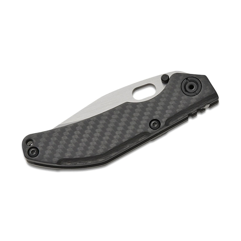 North Mountain Blade x Duane Dwyer BBNM - 3.62" SLD-Magic Bowie Blade, 3K Carbon Fibre Handle