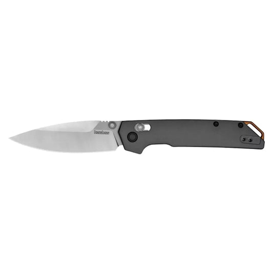 Kershaw Iridium - 3.4" D2 Spear Point Blade, Grey Aluminium Handles - 2038