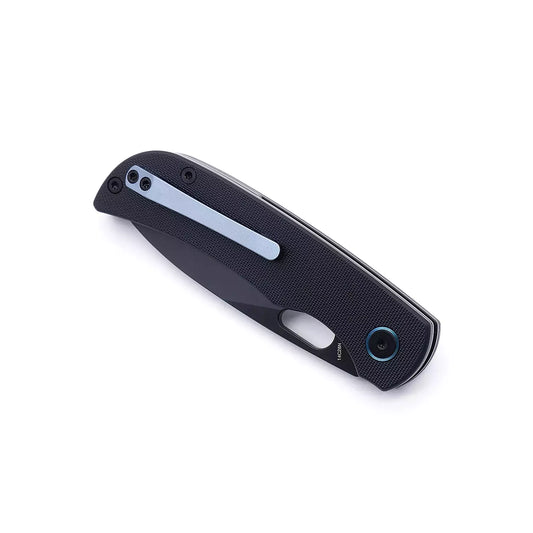 Miguron Knives Moyarl - 3.5" 14C28N Black PVD Blade, Black G10 Handle